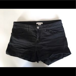 Black H&M shorts, size 2 US